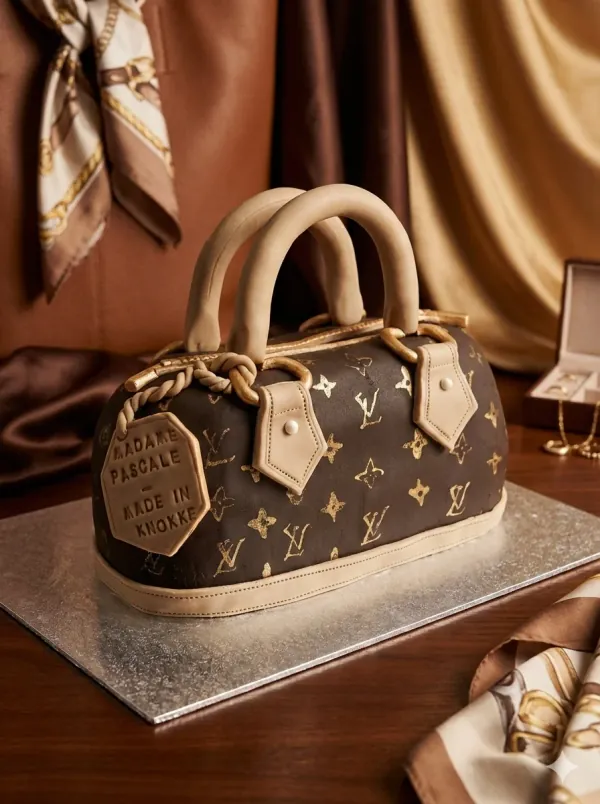 Luis Vuitton Bag Cake