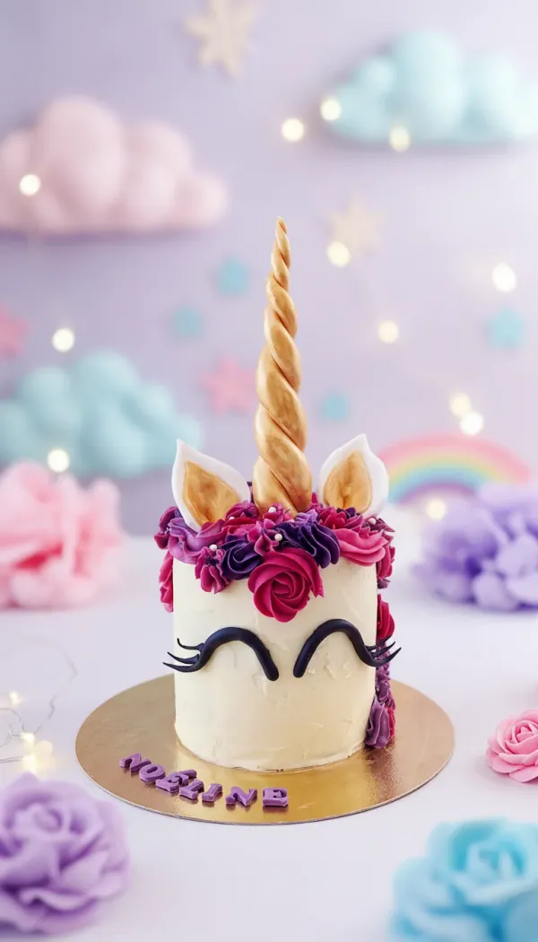 Unicorn cake (Pink & Purple)